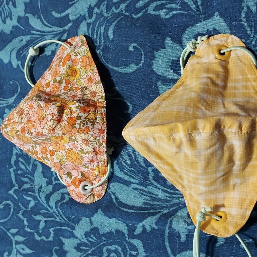 Face mask set of 2.  Never worn